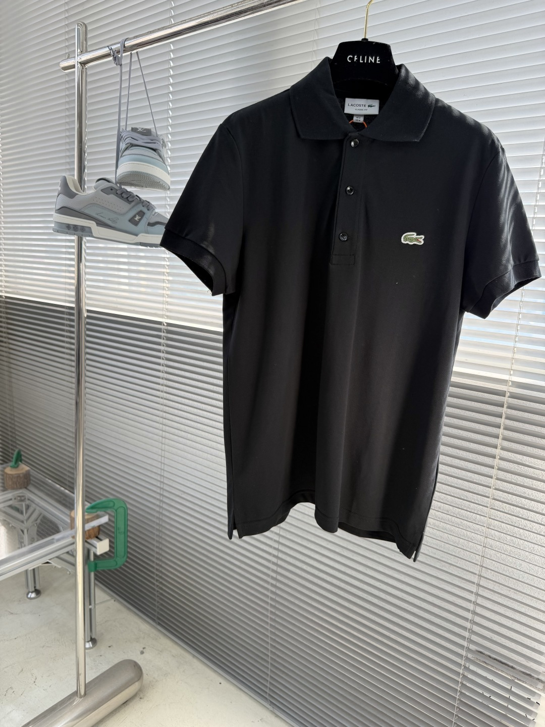 -Lacoste     鳄鱼徽标Polo衫定制琉光蜂萃棉 细腻柔软 舒适透气 纯粹本白为底 以极简质感