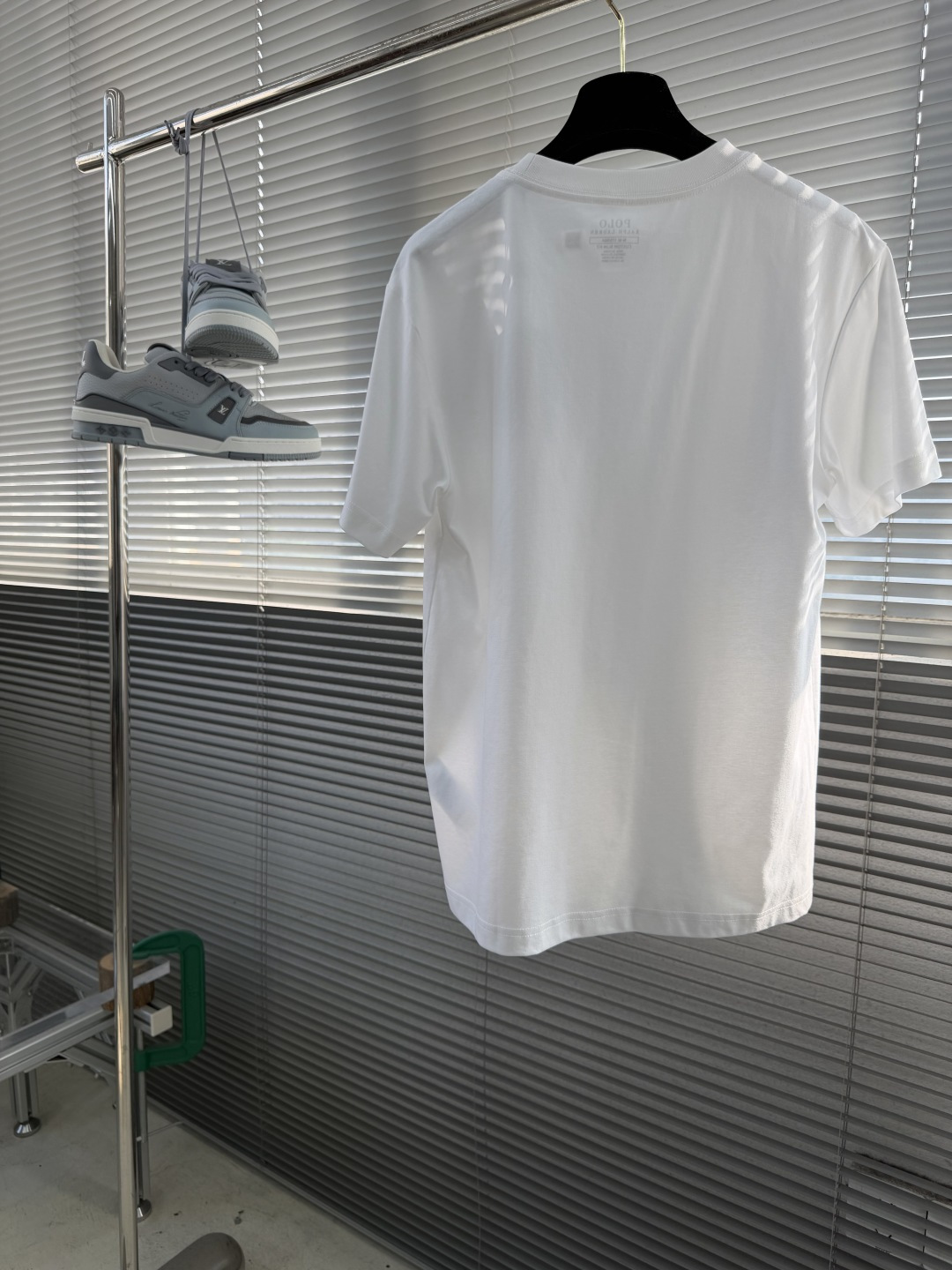 -RaLoro Pianah Lauren 26ss新款 纯色Logo刺绣直筒圆领短袖 T恤 男女同款码