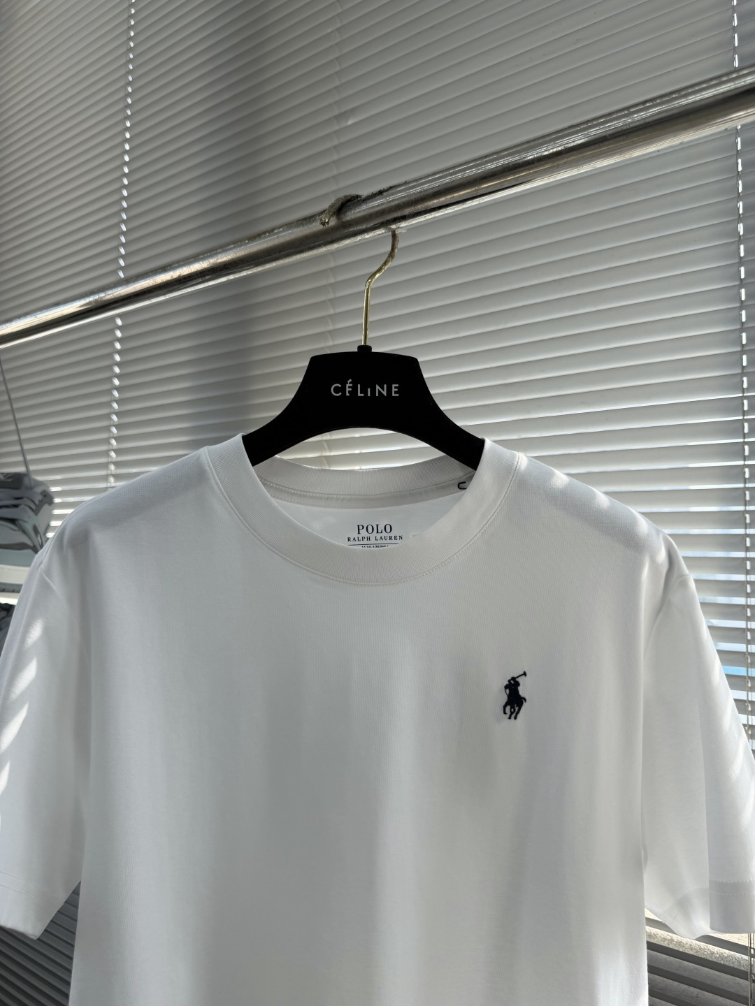 -RaLoro Pianah Lauren 26ss新款 纯色Logo刺绣直筒圆领短袖 T恤 男女同款码