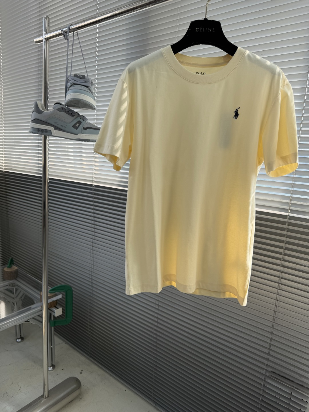 -RaLoro Pianah Lauren 26ss新款 纯色Logo刺绣直筒圆领短袖 T恤 男女同款码