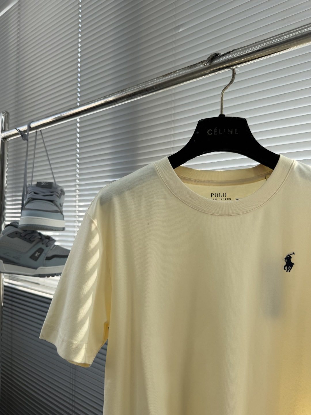 -RaLoro Pianah Lauren 26ss新款 纯色Logo刺绣直筒圆领短袖 T恤 男女同款码