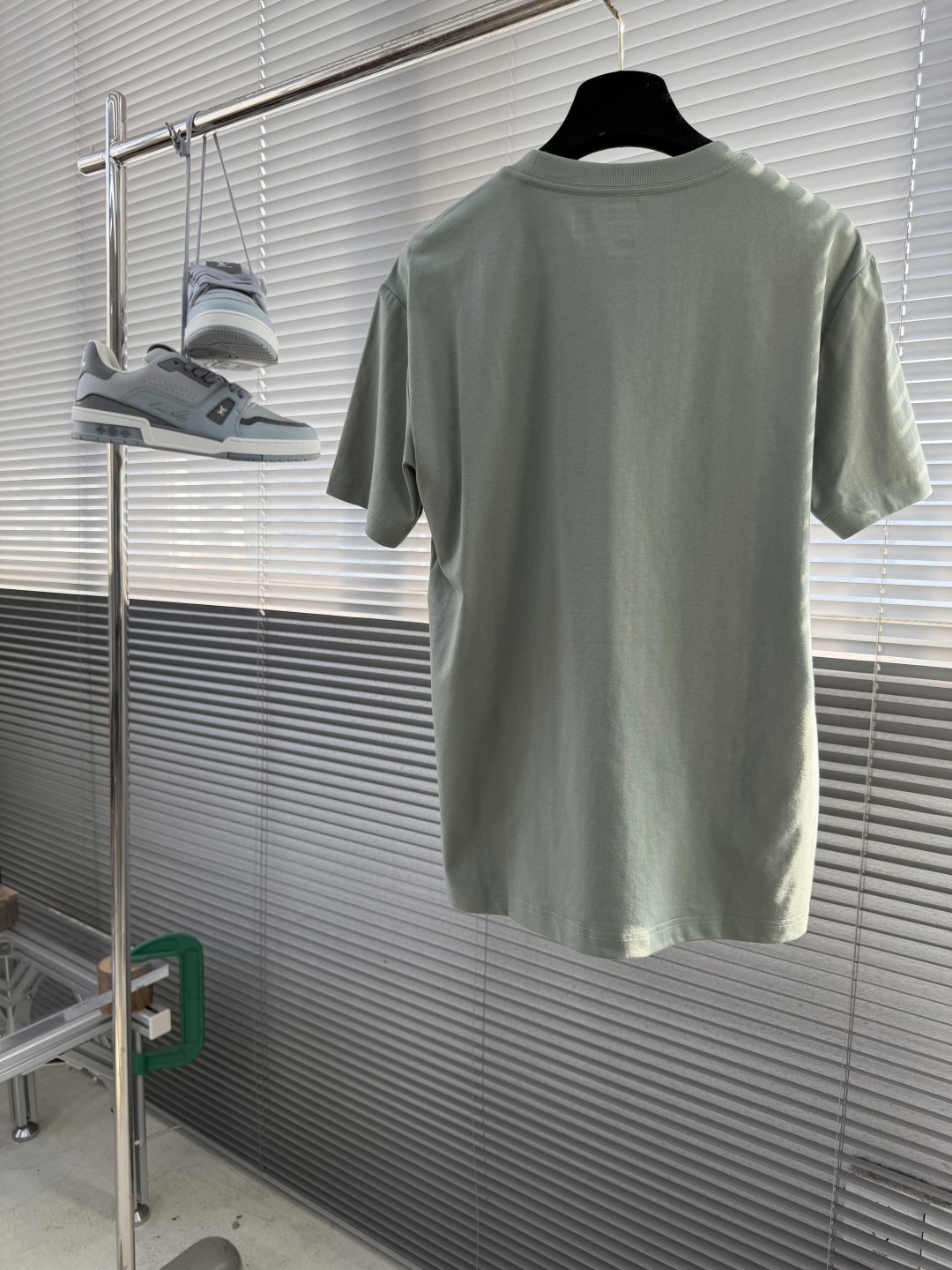 -RaLoro Pianah Lauren 26ss新款 纯色Logo刺绣直筒圆领短袖 T恤 男女同款码