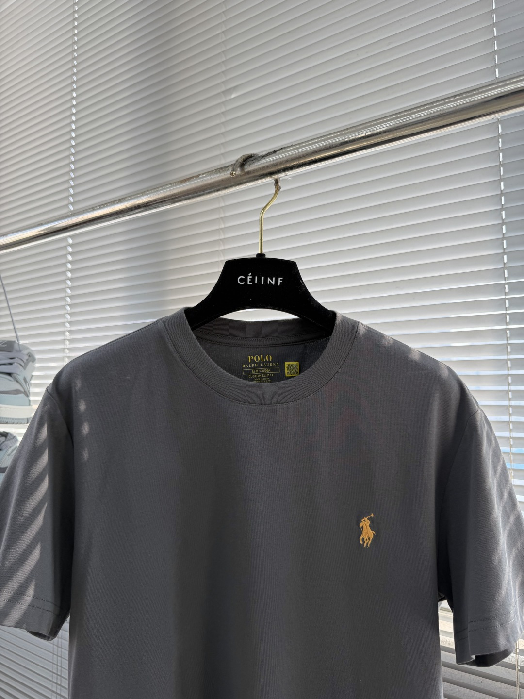 -RaLoro Pianah Lauren 26ss新款 纯色Logo刺绣直筒圆领短袖 T恤 男女同款码