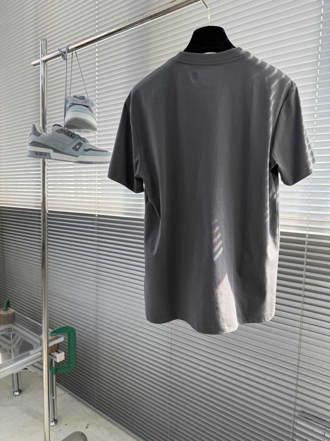 -RaLoro Pianah Lauren 26ss新款 纯色Logo刺绣直筒圆领短袖 T恤 男女同款码