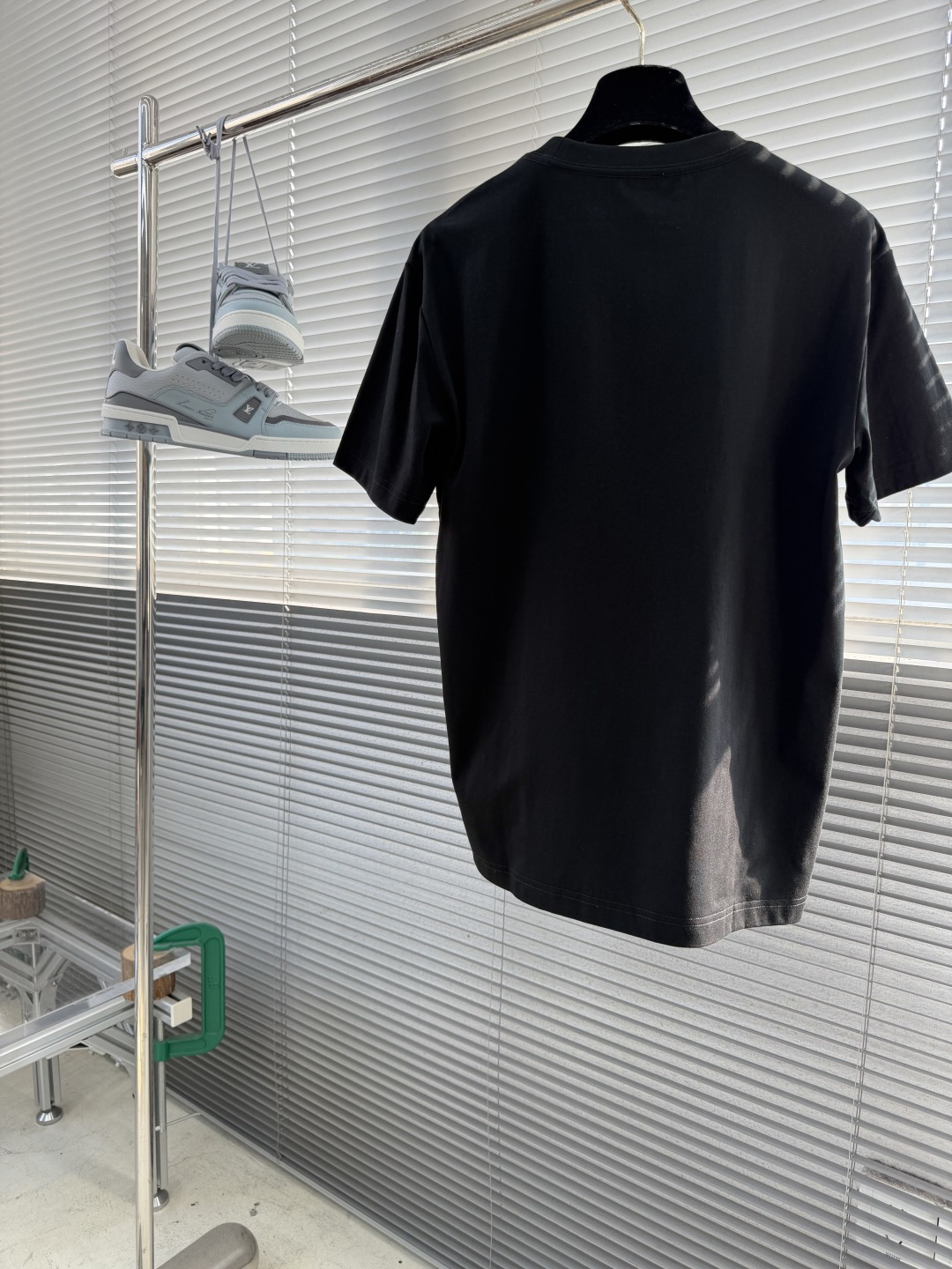 -RaLoro Pianah Lauren 26ss新款 纯色Logo刺绣直筒圆领短袖 T恤 男女同款码