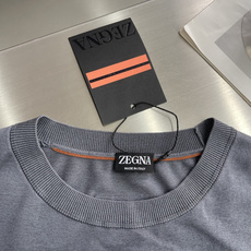 -Z Zegn 26SS春夏新款进口醋酸天丝混纺针织圆领毛衣,男士经典双杠标识提花休闲短袖T恤针织 -Z Zegn 26SS春夏新款进口醋酸天丝混纺针织圆领毛衣,男士经典双杠标识提花休闲短袖T恤针织