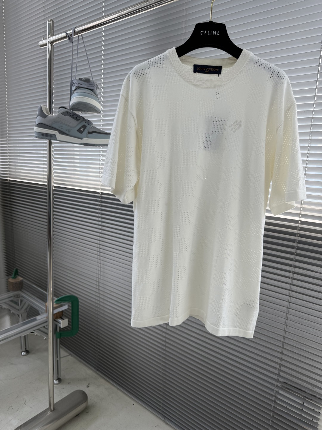 -驴牌 26ss新款夏季系列 棋盘格短袖圆领 T恤 男款 高版本。码数：S.M.L.XL衣长687072