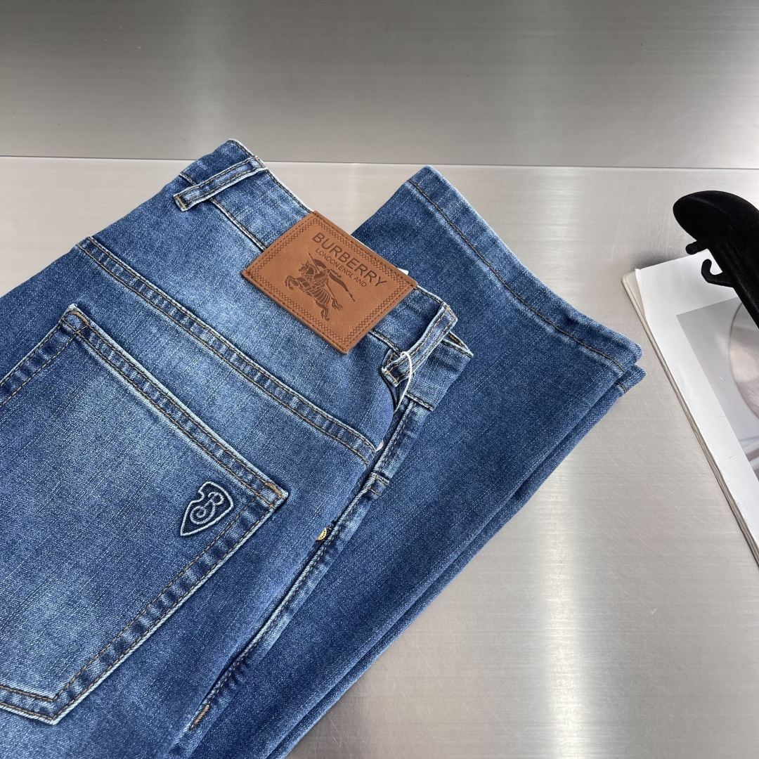 -BBR  爆品牛仔裤 春夏专柜代购复刻 简约大牛味颜色订制皮牌 订制牛仔奢华感复古味 潮流压花LOGO
