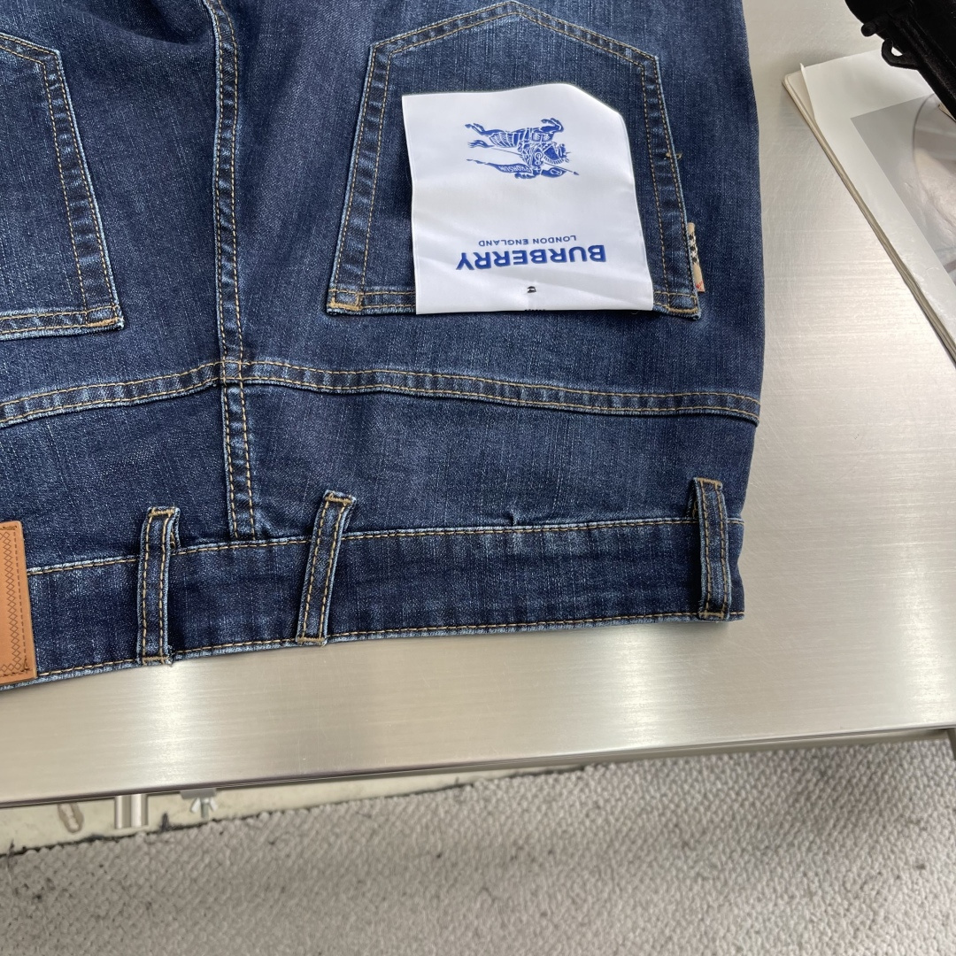 -BBR  爆品牛仔裤 春夏专柜代购复刻 简约大牛味颜色订制皮牌 订制牛仔奢华感复古味 潮流压花LOGO