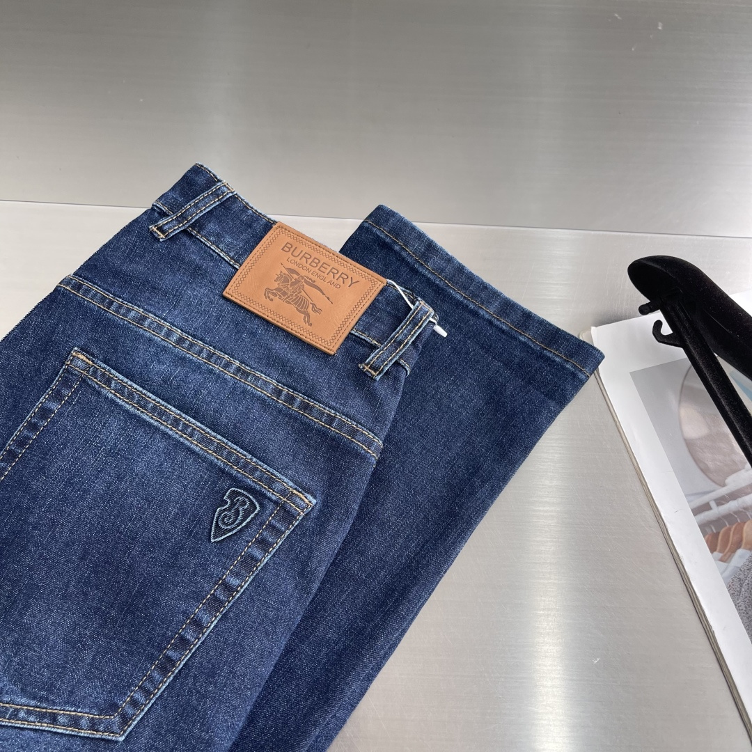 -BBR  爆品牛仔裤 春夏专柜代购复刻 简约大牛味颜色订制皮牌 订制牛仔奢华感复古味 潮流压花LOGO