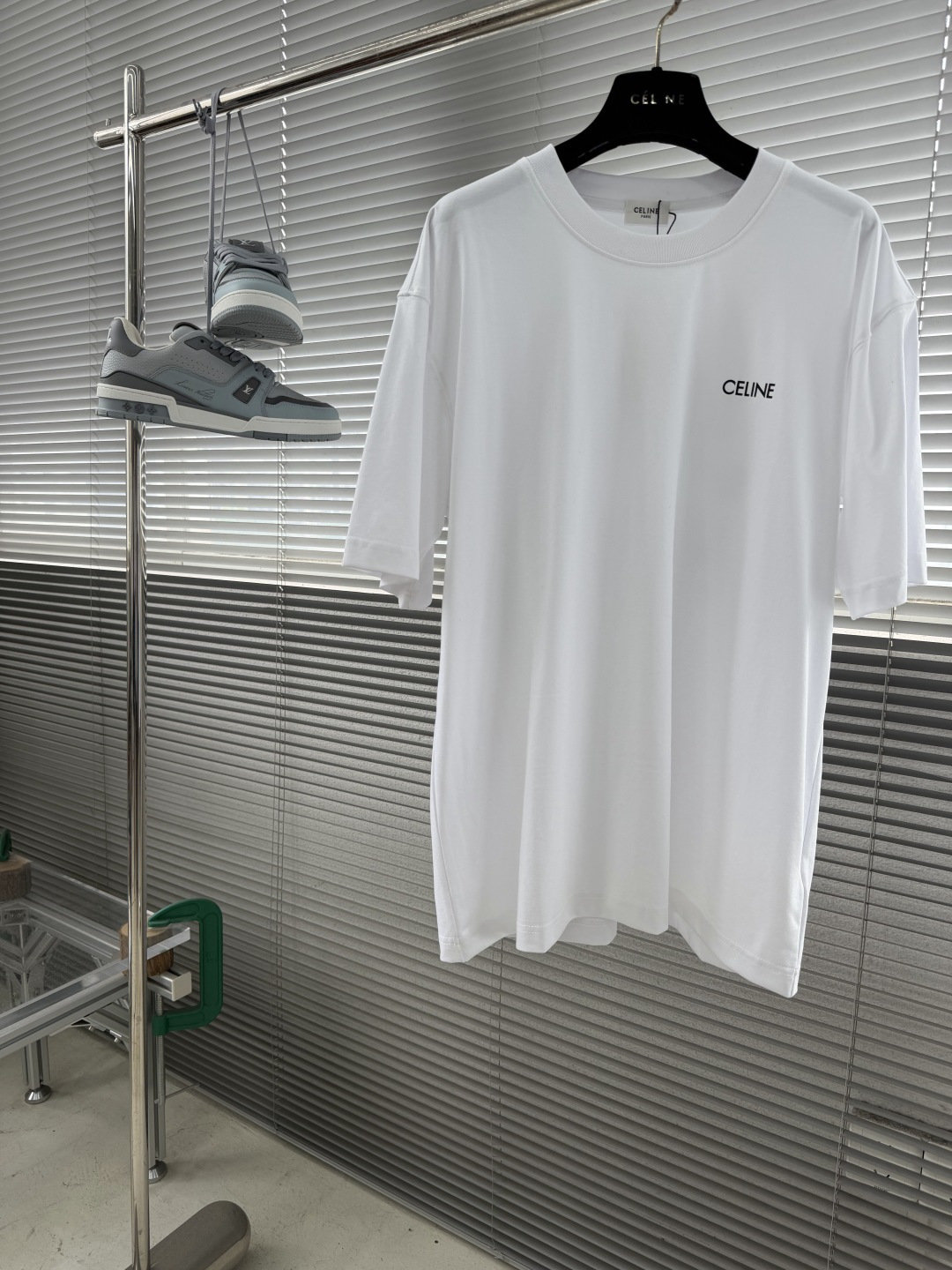 NO:917121,/1 piece 1/2 piece (white all sizes) -Celin* Printing process Logo short-sleeves Printing uses glue manual printing, customized 11-section blur printing effect Size S-XXL Regular version, celine, T-shirt,19860909/1件 1/2件（白色齐码） -Celin* 印花工艺 标识短袖 印花采用胶浆人工印花,定制11断层模糊印花效果 尺码S-XXL 常规版型,,celine,T-shirt,,Men's clothing
