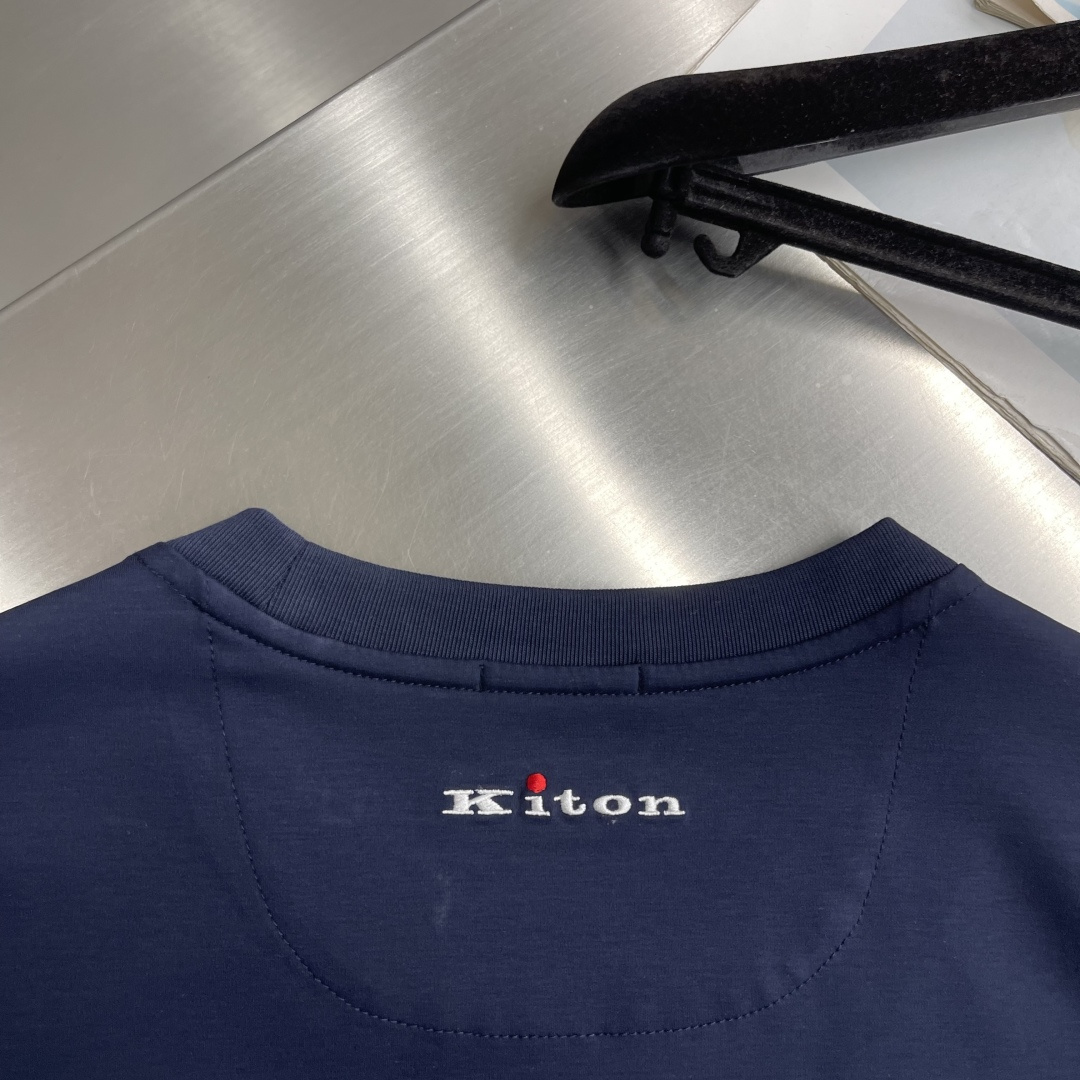 -Kiton     26ss春夏新款休闲圆领T恤高端主线系列，高品控老钱们的挚爱经典调性的短袖，延续一