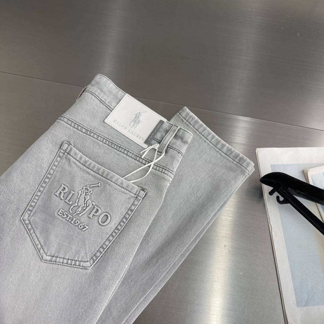 NO:872669,-Ralph Lauren 26ss Spring and summer new style, hot style, smoky gray denim trousers, luxury and high quality, soft skin-friendly fabrics, heavy-duty positioning washing, custom-made first-layer leather nameplate, craftsmanship + washing, foreign trade, quality and detail processing, hot single color, versatile and great taste, stretchy and slim, small straight pants, size 29-38 (size 37),,loro piana,19860909-Ralph Lauren 26ss 春夏新款、爆款 烟灰色系牛仔长裤 奢华高货品质 柔软亲肤面料 重工定位洗水 订制头层皮铭牌 工艺+洗水外贸 品质感细节处理满满到位 爆单款色系百搭大牛味 弹力修身小直筒裤型 尺码29-38（37码）,,loro piana,,Men's clothing