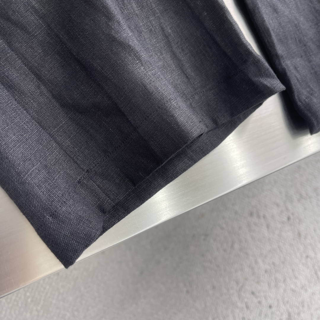 -Loro Piana     100%亚麻抽绳休闲裤｜自然呼吸感，定义夏日自在精选100%天然亚麻面料