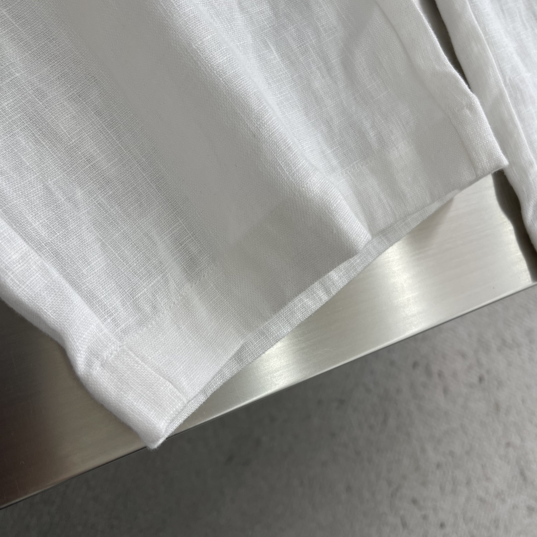 -Loro Piana     100%亚麻抽绳休闲裤｜自然呼吸感，定义夏日自在精选100%天然亚麻面料