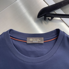 -Loro Piana 26ss春夏新款纯棉圆领短袖面料采用91%棉+9%氨纶 这样的比例在保留柔 -Loro Piana 26ss春夏新款纯棉圆领短袖面料采用91%棉+9%氨纶 这样的比例在保留柔