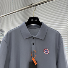 -Canada Goose 徽标Polo衫定制雾屿奢韧双珠地 柔糯挺括 舒适透气 以云絮本白为底 -Canada Goose 徽标Polo衫定制雾屿奢韧双珠地 柔糯挺括 舒适透气 以云絮本白为底