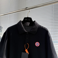 -Canada Goose 徽标Polo衫定制雾屿奢韧双珠地 柔糯挺括 舒适透气 以云絮本白为底 -Canada Goose 徽标Polo衫定制雾屿奢韧双珠地 柔糯挺括 舒适透气 以云絮本白为底