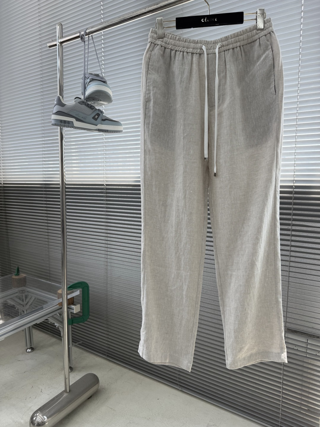 -Loro Piana     100%亚麻抽绳休闲裤｜自然呼吸感，定义夏日自在精选100%天然亚麻面料