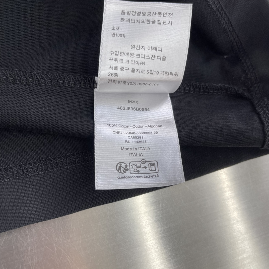 -Dio    2026SS春夏新品休闲短TEE，进口优质高支纯棉面料打造，舒适透气，质地超赞！前、后勾