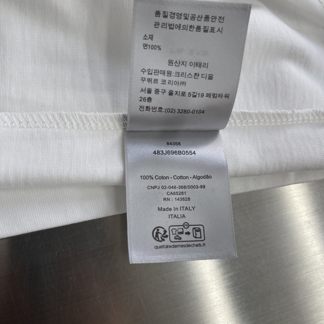-Dio    2026SS春夏新品休闲短TEE，进口优质高支纯棉面料打造，舒适透气，质地超赞！前、后勾