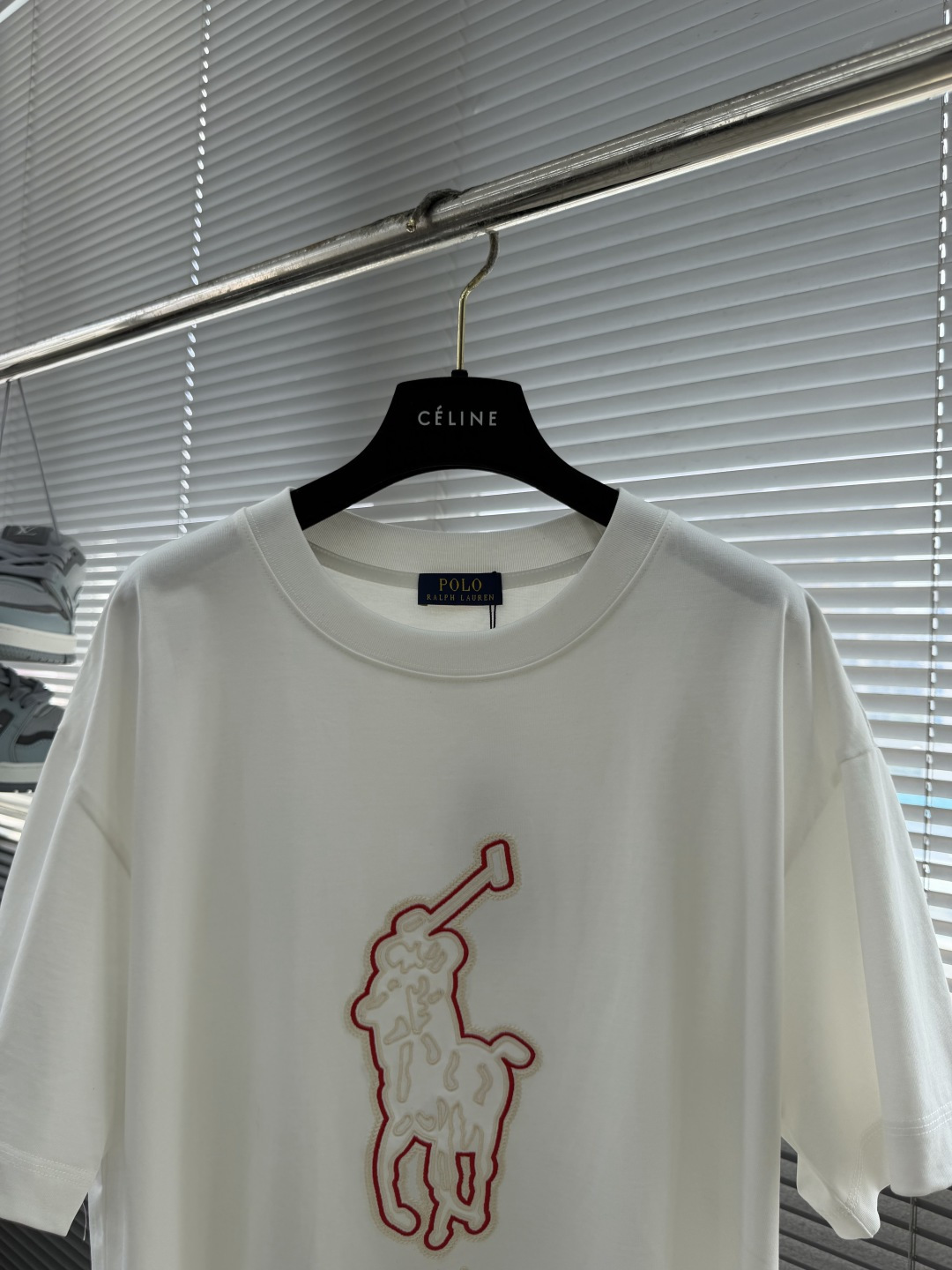 -Ralph Lauren   26ss春夏绣花细节ogo短袖T恤  马球图案造型，辨识度拉满面料采用2