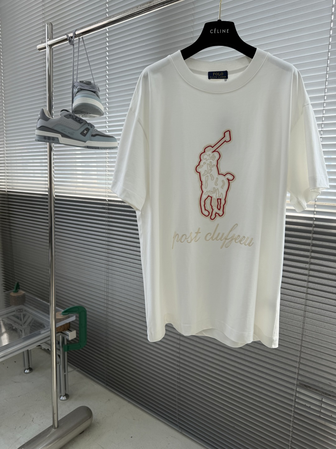 -Ralph Lauren   26ss春夏绣花细节ogo短袖T恤  马球图案造型，辨识度拉满面料采用2