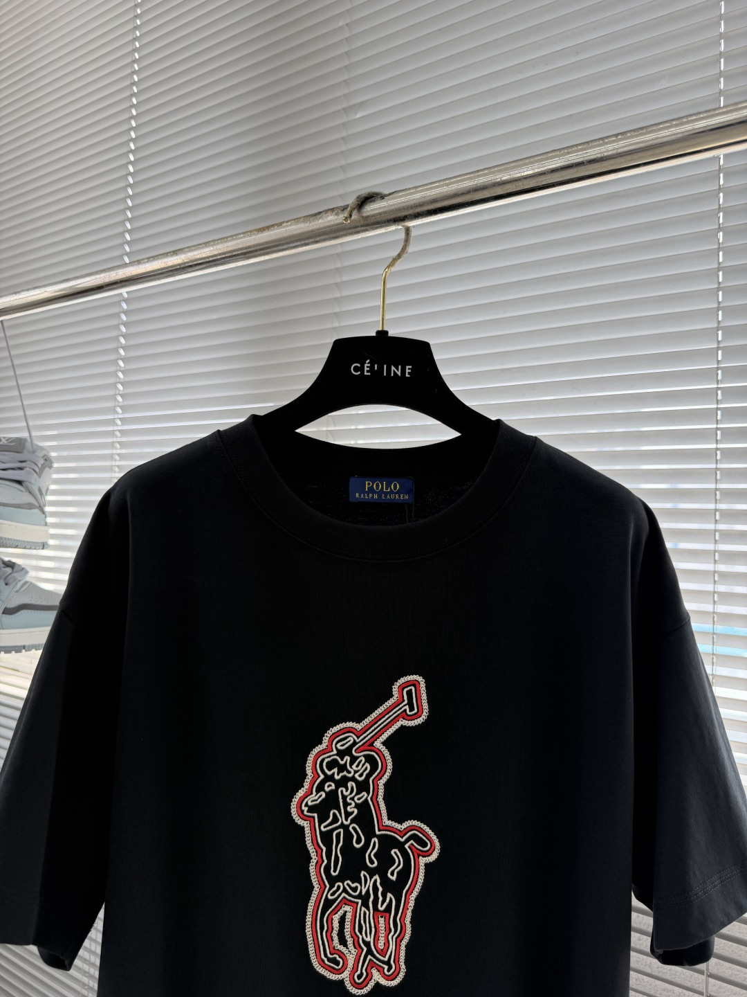 -Ralph Lauren   26ss春夏绣花细节ogo短袖T恤  马球图案造型，辨识度拉满面料采用2