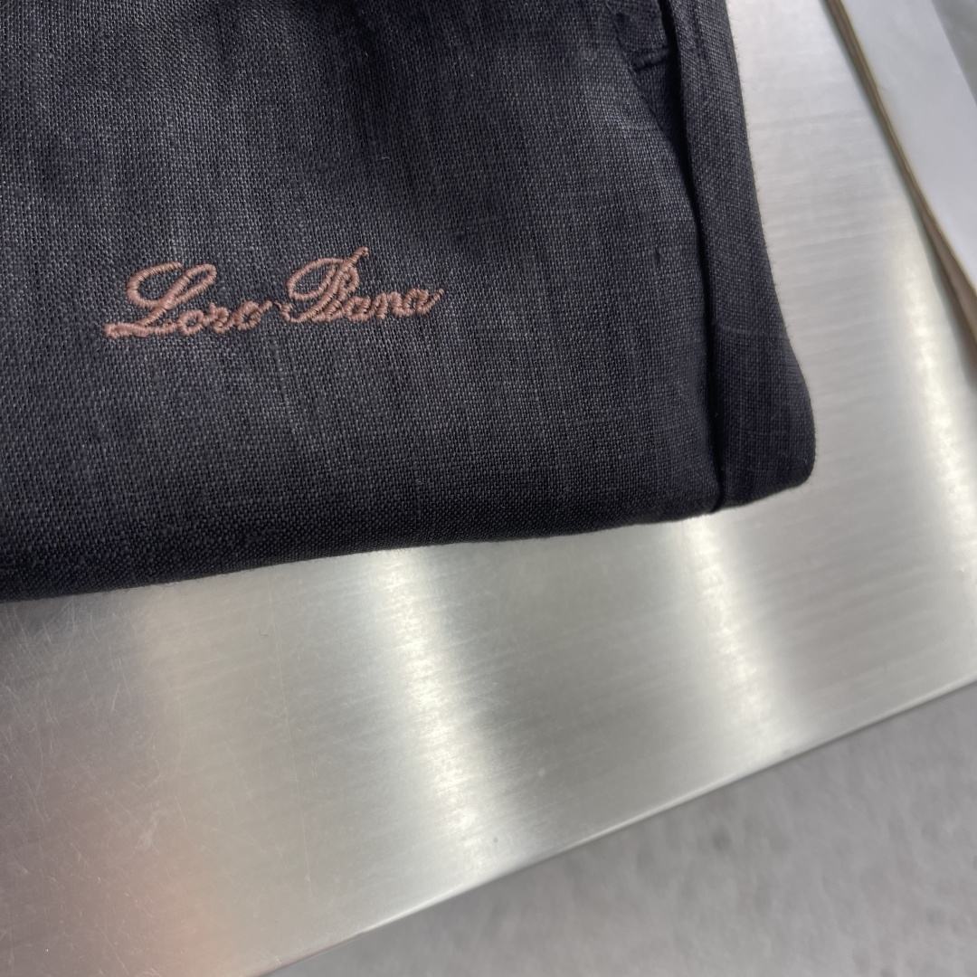 -Loro Piana    2026ss亚麻面料男士休闲裤👍 最新款上身版型无敌正！绝对可以闭眼收的一