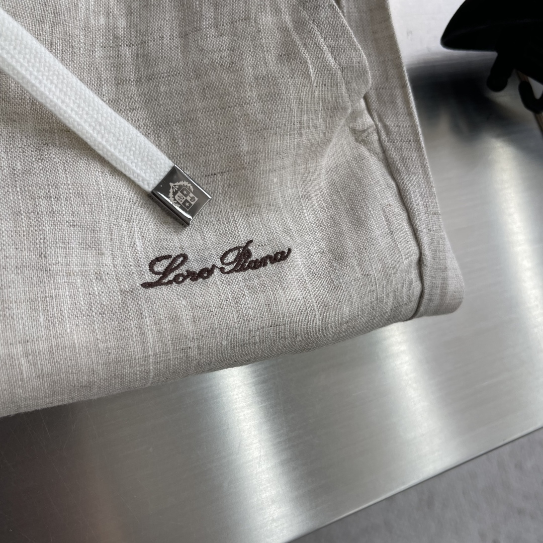 -Loro Piana    2026ss亚麻面料男士休闲裤👍 最新款上身版型无敌正！绝对可以闭眼收的一