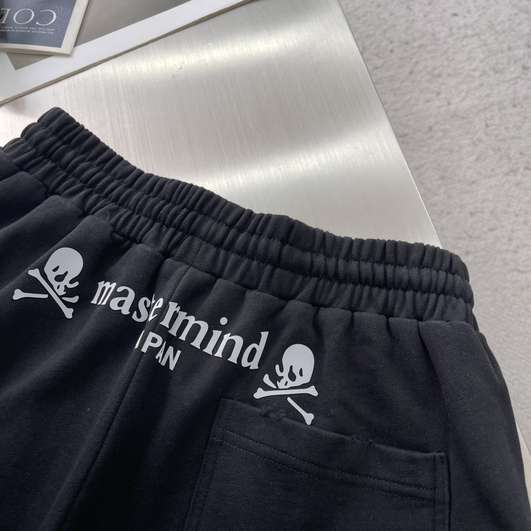 -MMJ    绣花元素logo短裤🩳纯棉高克重材质😎大毛圈，质感足字母logo背面搭配男女同款，阔版型