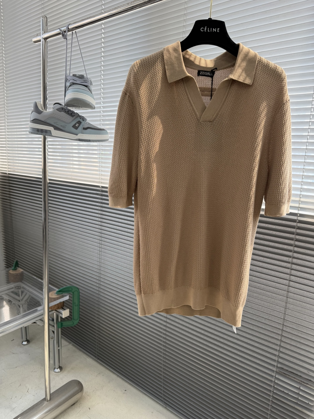 -Z Zegn     26ss新款提花针织 Polo 衫选用杰尼亚柔软的 Premium Cotton