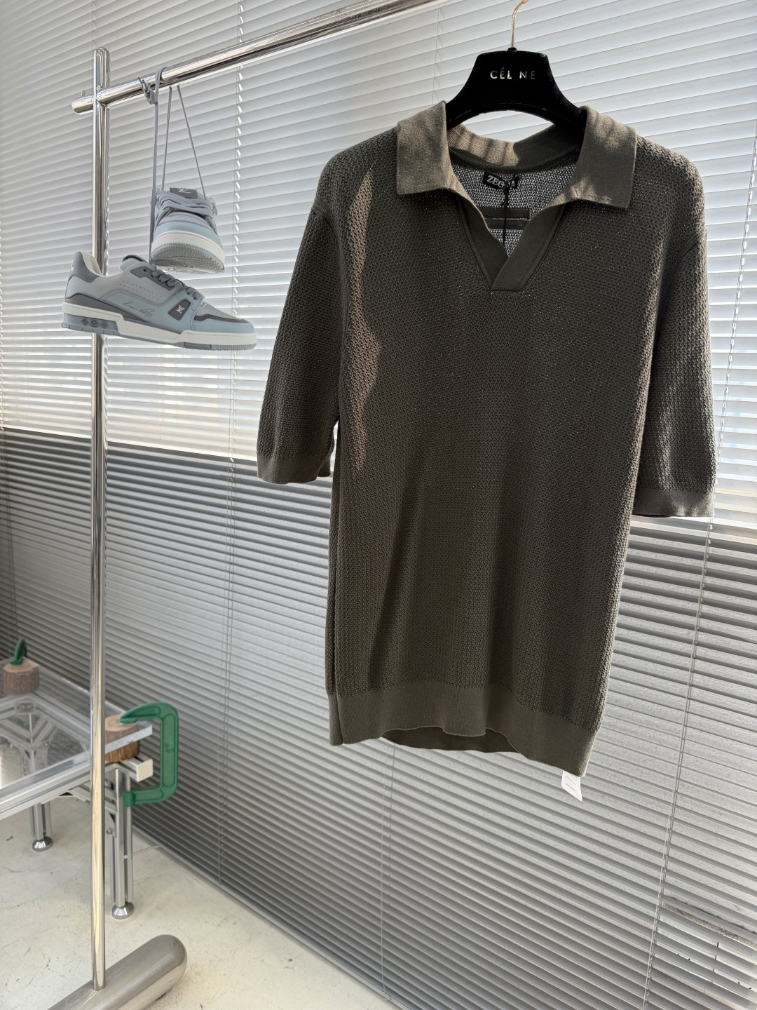 -Z Zegn     26ss新款提花针织 Polo 衫选用杰尼亚柔软的 Premium Cotton