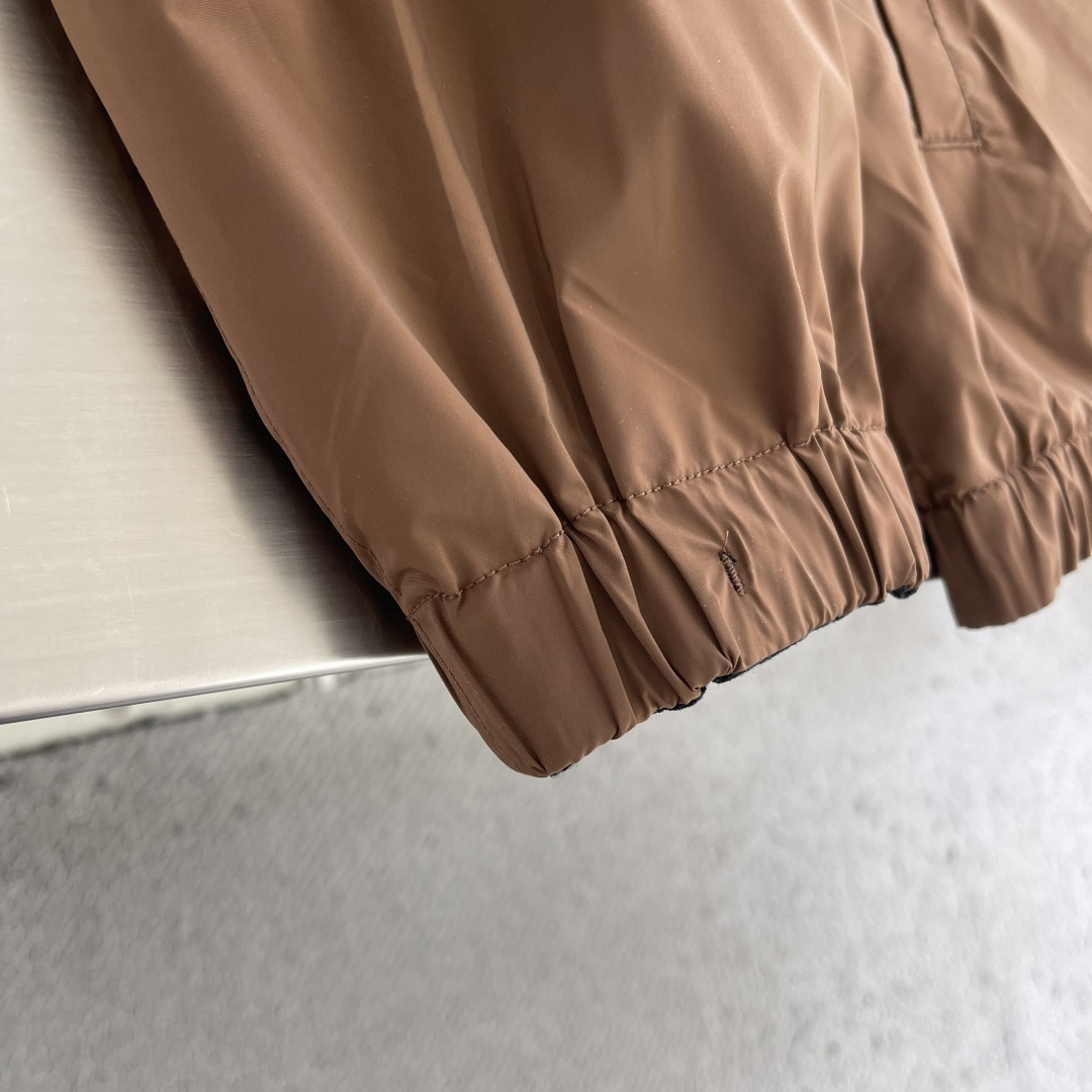 -Z Zegn     早秋新款双面立领夹克外套尺码：M-3XL  宽松版型（可两面穿着）100%亚麻，