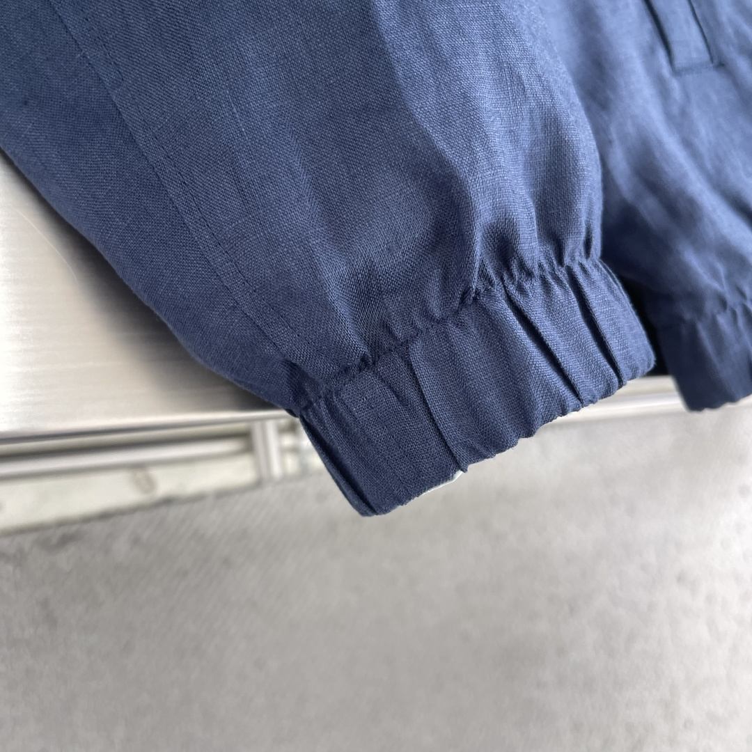 -Z Zegn     早秋新款双面立领夹克外套尺码：M-3XL  宽松版型（可两面穿着）100%亚麻，