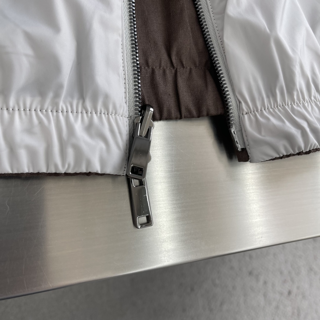 -Z Zegn     早秋新款双面立领夹克外套尺码：M-3XL  宽松版型（可两面穿着）100%亚麻，