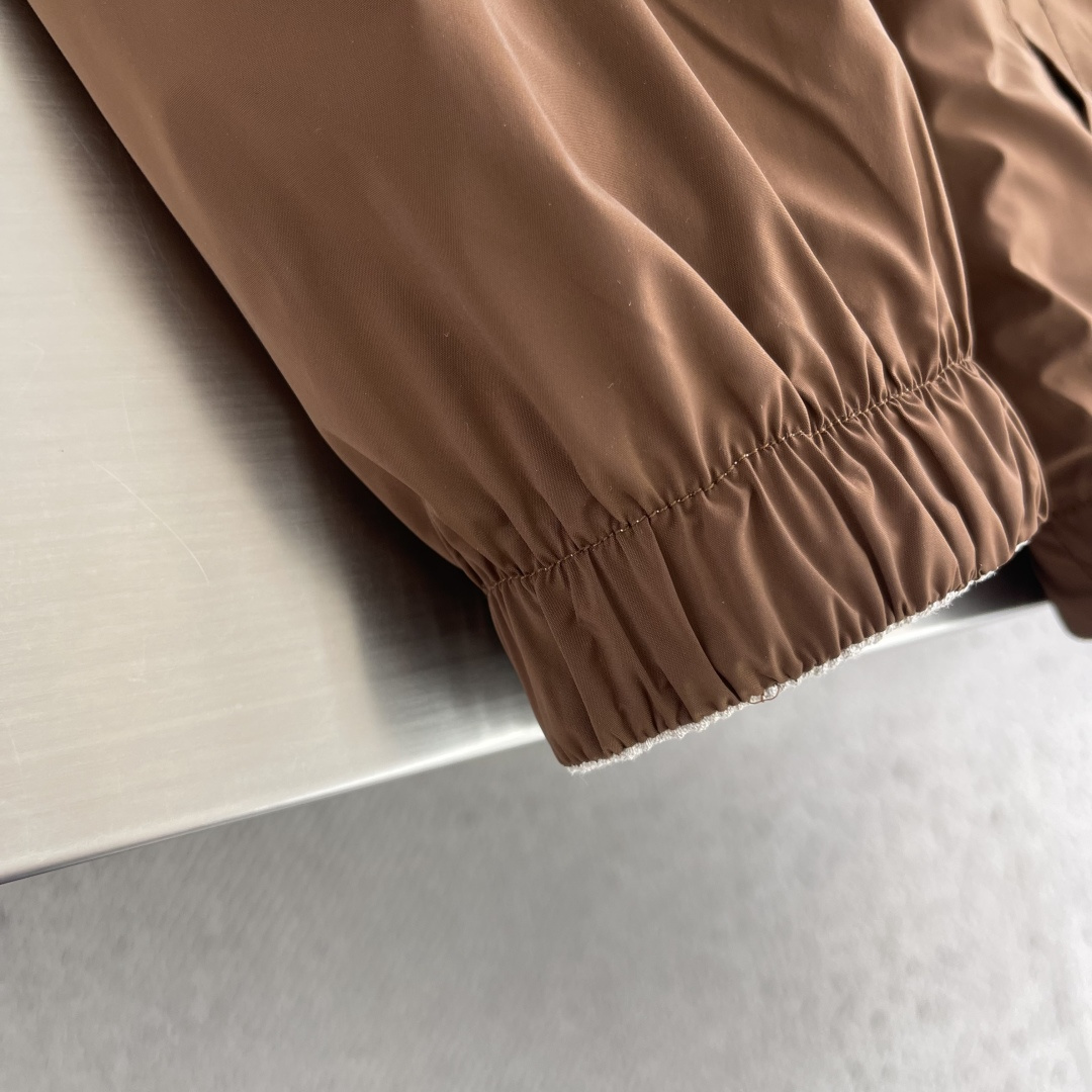 -Z Zegn     早秋新款双面立领夹克外套尺码：M-3XL  宽松版型（可两面穿着）100%亚麻，
