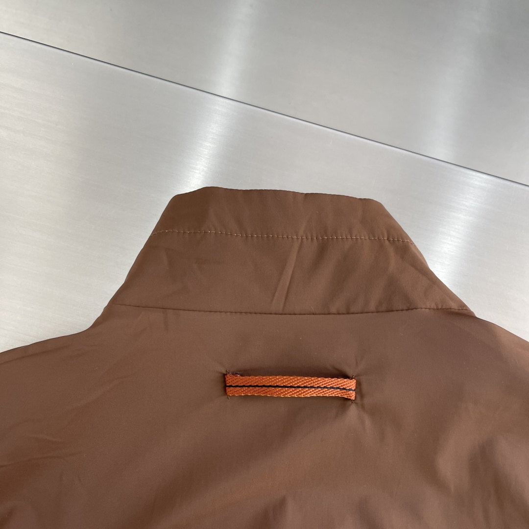 -Z Zegn     早秋新款双面立领夹克外套尺码：M-3XL  宽松版型（可两面穿着）100%亚麻，