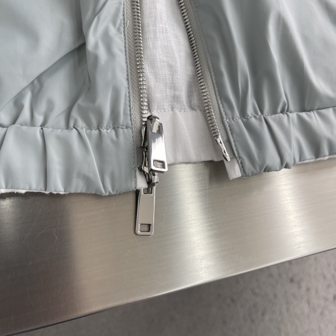 -Z Zegn     早秋新款双面立领夹克外套尺码：M-3XL  宽松版型（可两面穿着）100%亚麻，