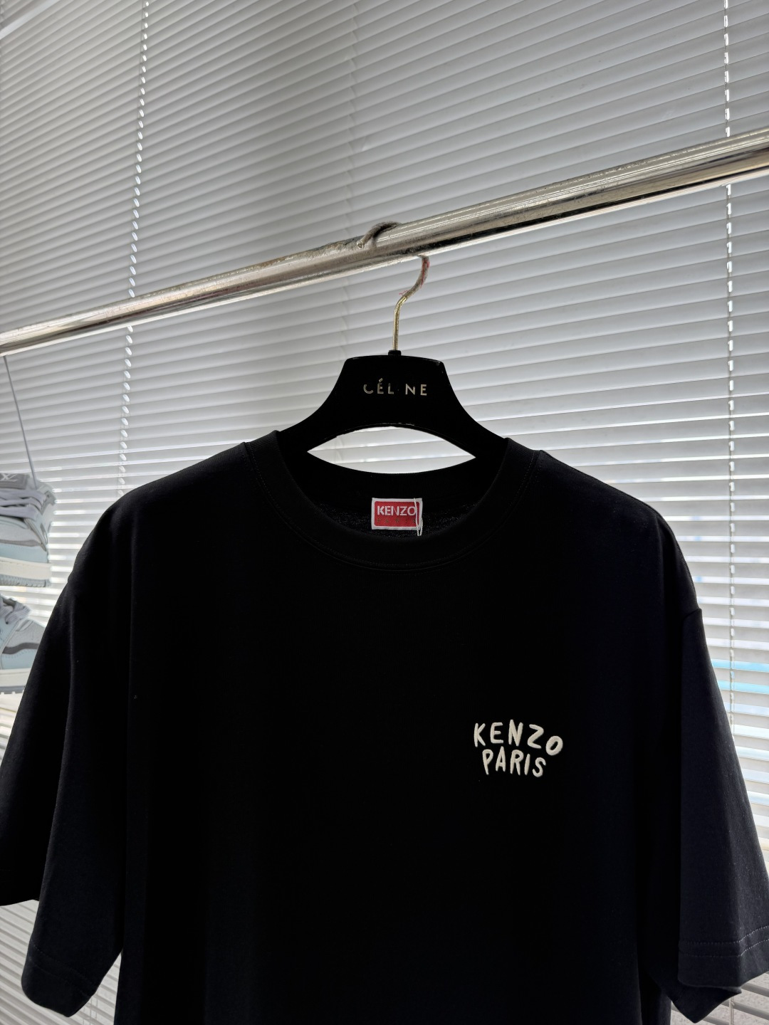 -KENZO/高田贤三Boke Flower2026春夏新款刺绣字母搭配海棠花全棉短袖精选240克100