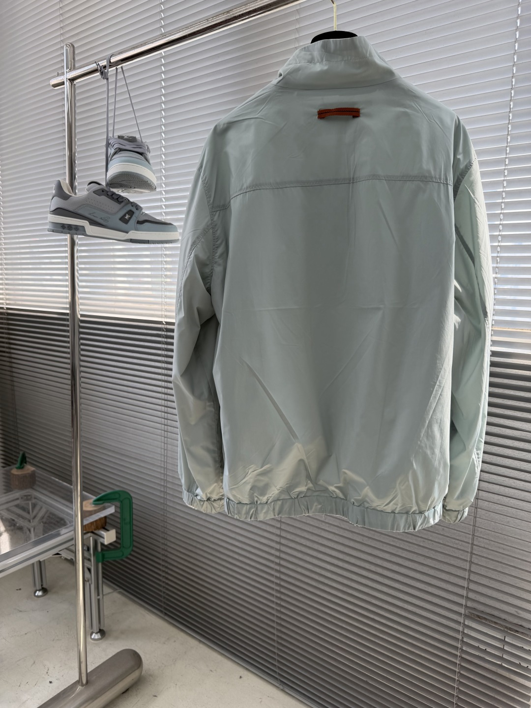-Z Zegn     早秋新款双面立领夹克外套尺码：M-3XL  宽松版型（可两面穿着）100%亚麻，