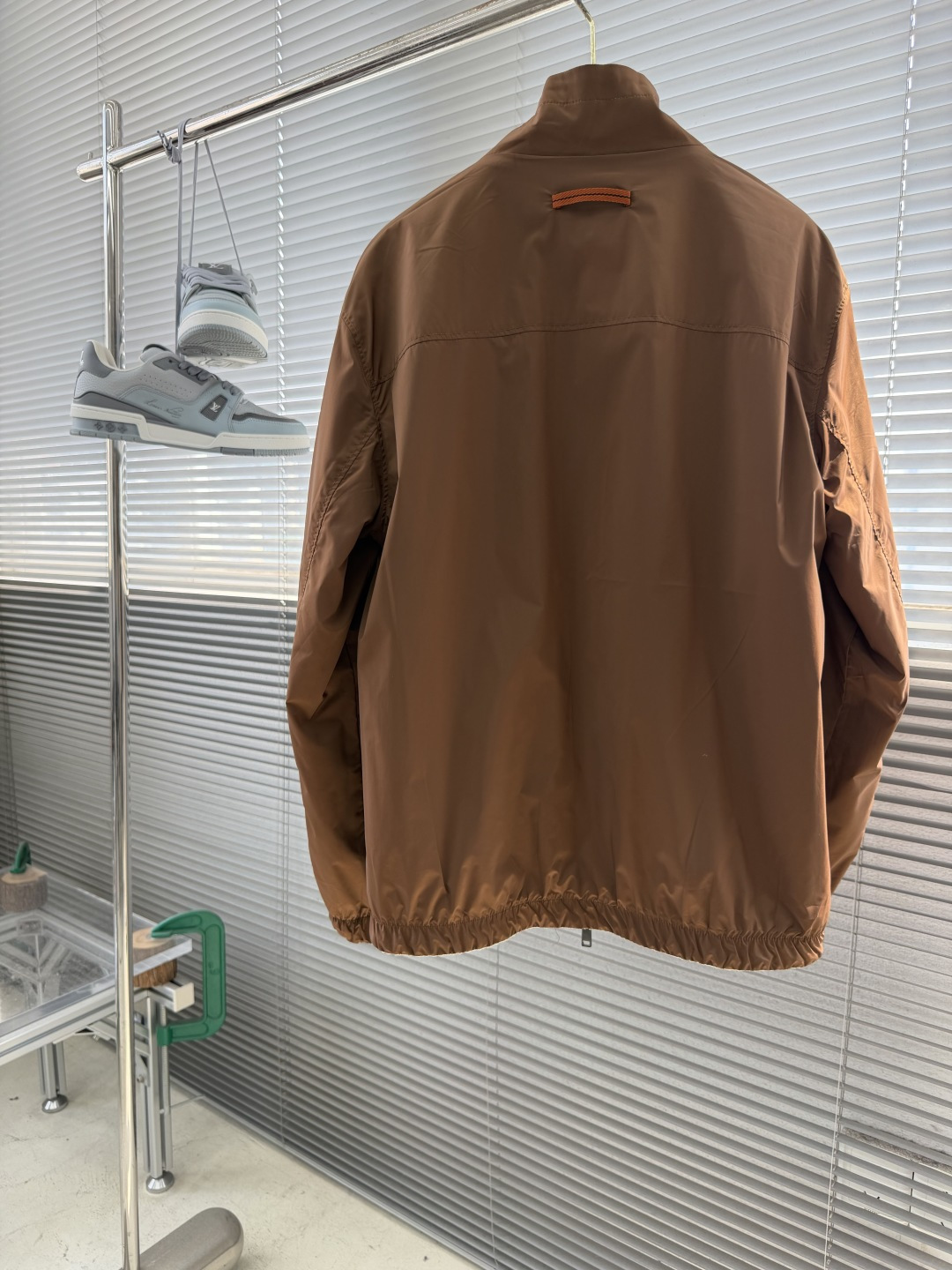 -Z Zegn     早秋新款双面立领夹克外套尺码：M-3XL  宽松版型（可两面穿着）100%亚麻，