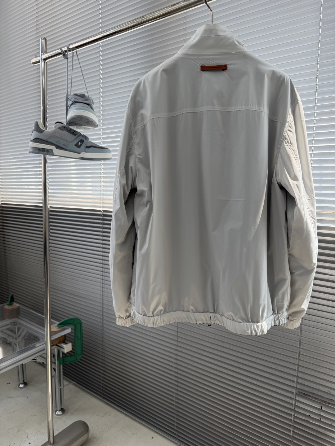 -Z Zegn     早秋新款双面立领夹克外套尺码：M-3XL  宽松版型（可两面穿着）100%亚麻，