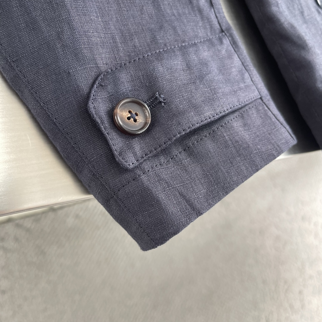 Loro Piana 翻领夹克外套 5