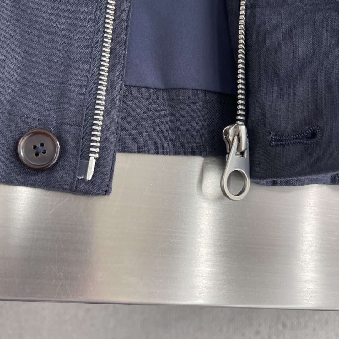 Loro Piana 翻领夹克外套 7