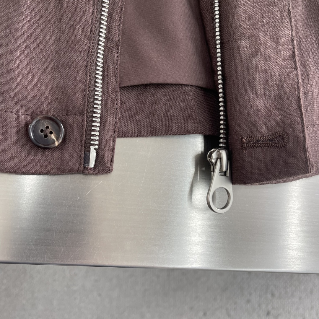 Loro Piana 翻领夹克外套 7