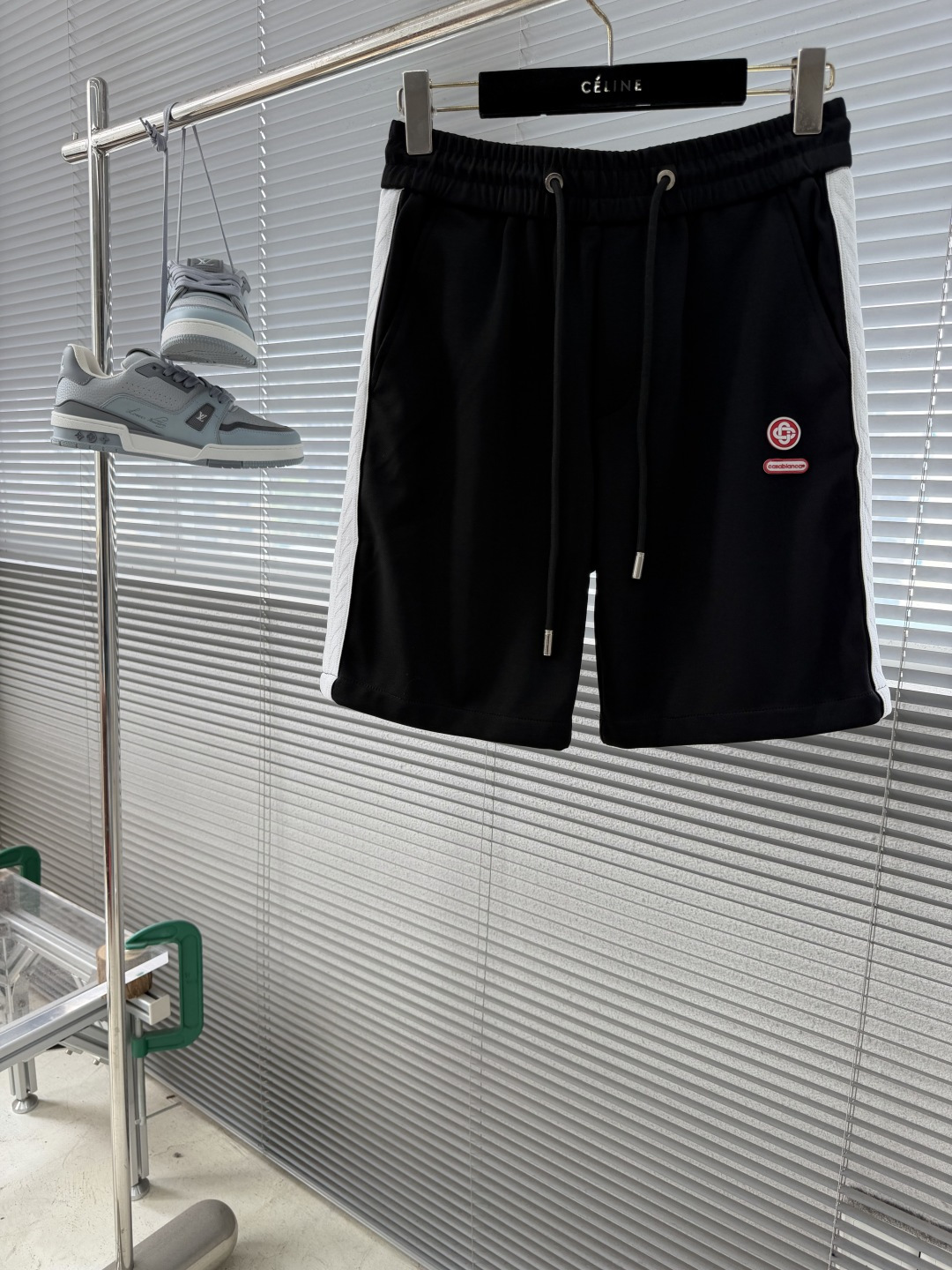 整套-Casablanc*品质元单、 2026Ss春夏秀场系列针织套装本款选用运动风尼龙网眼面料打造，设