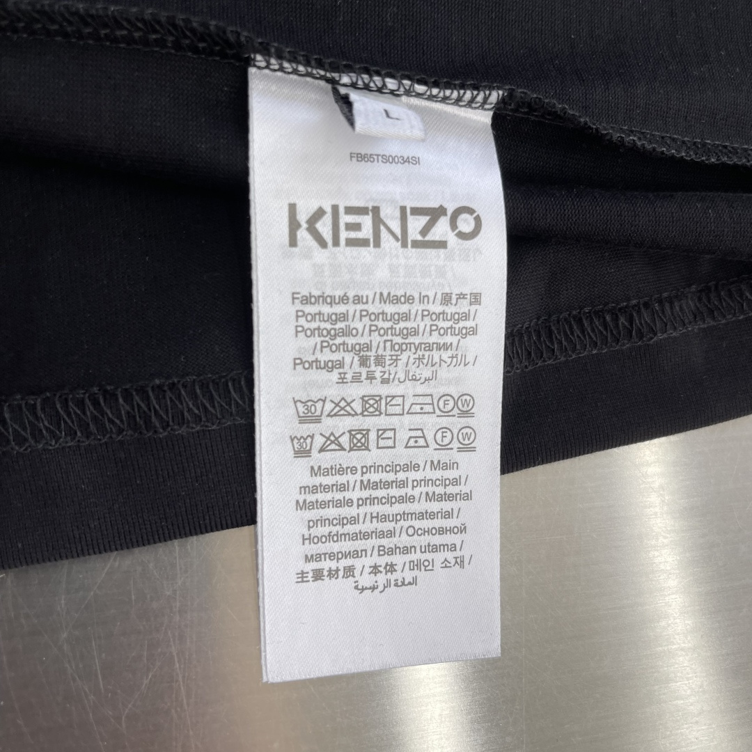 -KENZO    新款绣花细节男士休闲短袖 高端定制 高版本 时尚百搭爆款进口云朵棉面料 手感超柔软细