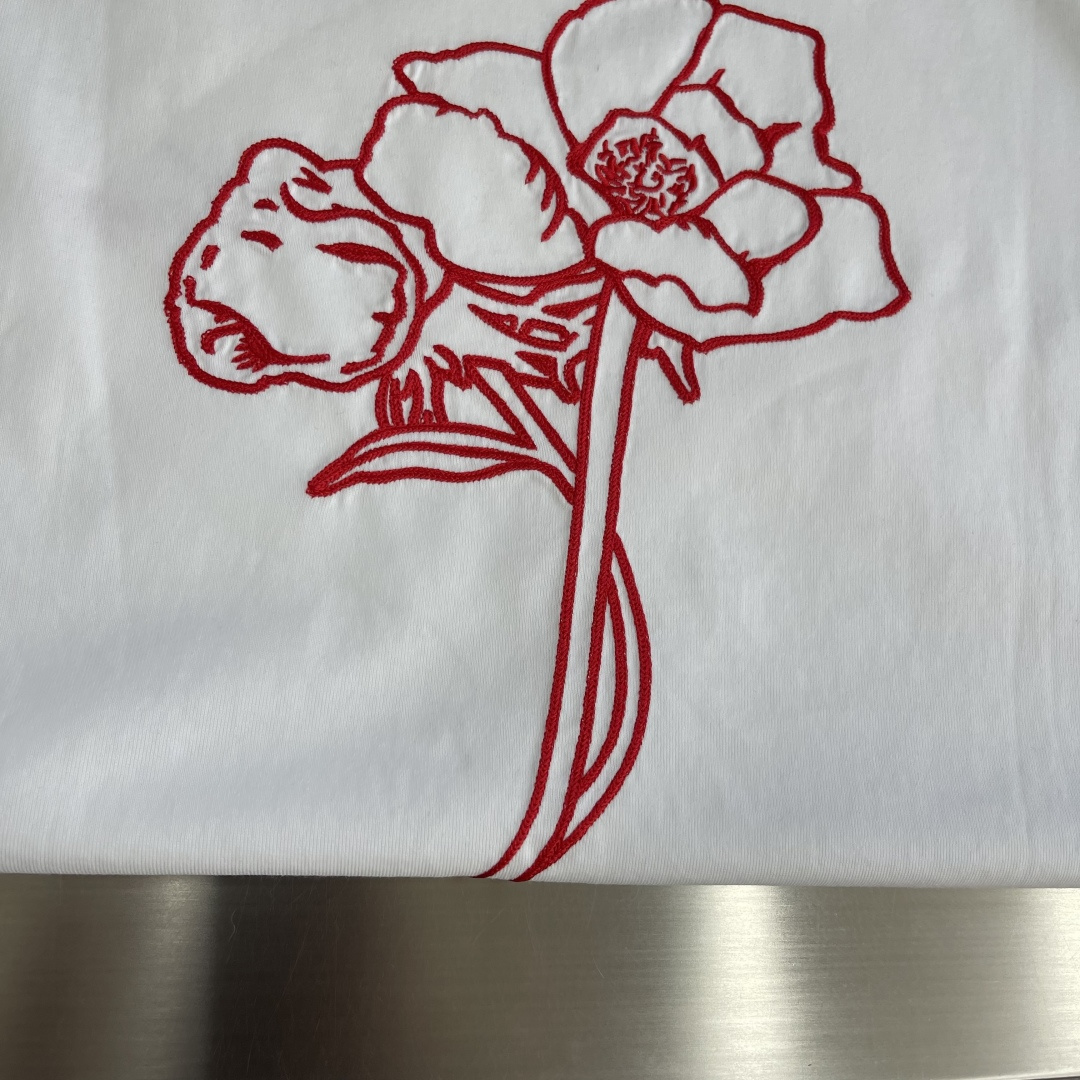 -KENZO    新款绣花细节男士休闲短袖 高端定制 高版本 时尚百搭爆款进口云朵棉面料 手感超柔软细