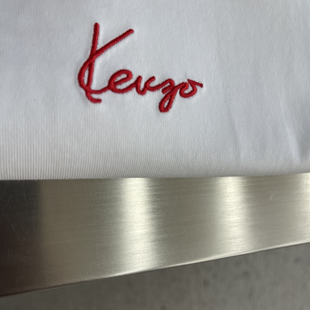 -KENZO    新款绣花细节男士休闲短袖 高端定制 高版本 时尚百搭爆款进口云朵棉面料 手感超柔软细